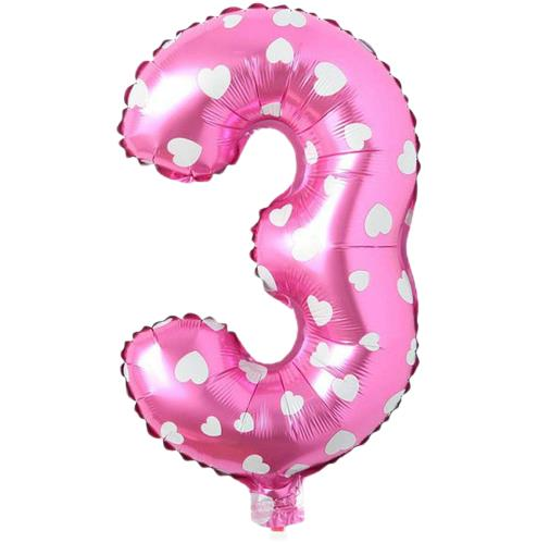 Folyo Balon Pembe 3 16 İnç 36 Cm